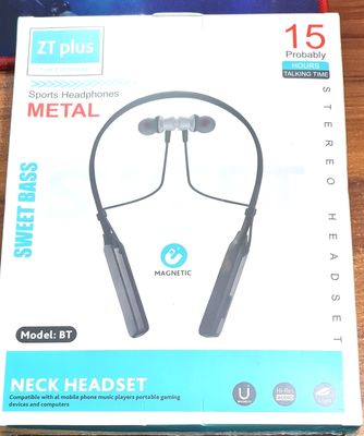 ZT PLUS Wireless BT Bluetooth Neckband Earphones_img_0