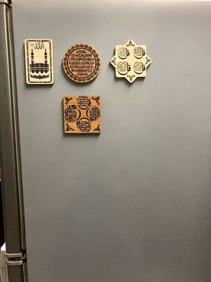 Wooden Fridge Magnet / Home Decor_img_0