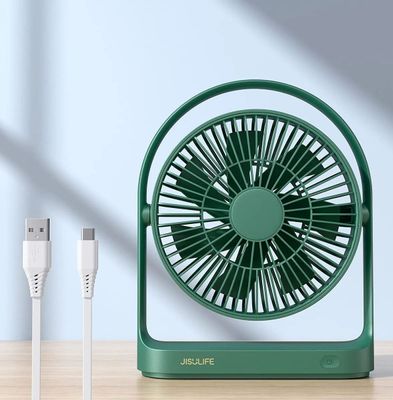 JISULIFE FA19 4000mAH USB Portable Rechargeable Fan – Green_img_1