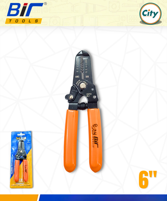 ২ ইন ১ ক্রিম্পিং প্লাস ৬ ইঞ্চি কেবল কাটার তারের স্ট্রিপার মাল্টিফংশন স্ট্রিপিং প্লাস_img_0
