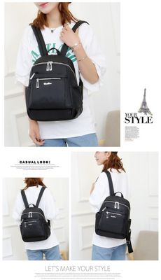 Nylon Backpack Durable Waterproof Casual Shoulder Bag_img_2