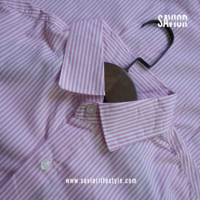 Pink Stripe - Old Money Full Sleeve Shirt_img_0