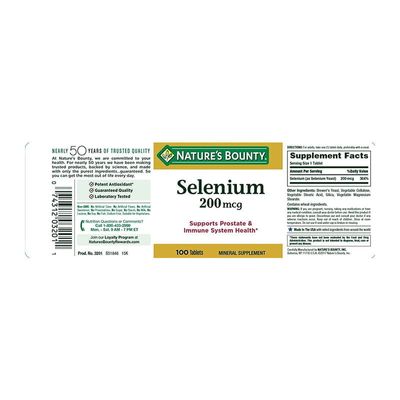 Nature’s Bounty Selenium 200mcg_img_1