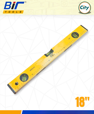 ১৮ ইঞ্চি ওয়াটার লেভেল পরিমাপ করা ওয়াটার লেভেলার রুলার উচ্চ নির্ভুলতার স্প্রিট বাবল স্তর ও চৌম্বকীয় প্লেট সহ_img_0