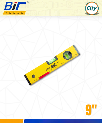 ৯ ইঞ্চি ওয়াটার লেভেল পরিমাপ করা ওয়াটার লেভেলার রুলার উচ্চ নির্ভুলতার স্প্রিট বাবল স্তর ও চৌম্বকীয় প্লেট সহ_img_0