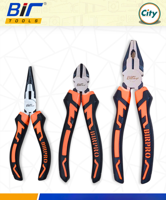 ৩ পিস প্লায়ারস সেট বির প্রো কালো নিকেল ক্রোমিয়াম স্টিলের পেশাদার মানের হেভি প্লাস সেট_img_0