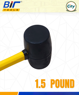 1.5 পাউন্ড হেভি ডিউটি রাবার হাতুড় প্রিমিআম মানের Bir Tools_img_1