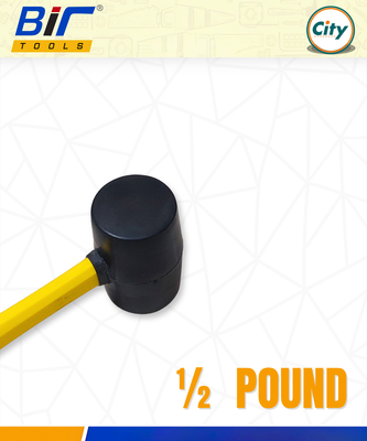 ½ পাউন্ড হেভি ডিউটি রাবার হাতুড় প্রিমিআম মানের Bir Tools_img_1