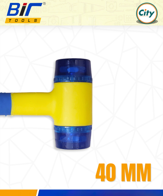 ২ মাথার ম্যালেট হাতুড়ি ফাইবার গ্লাসের হাতল সহ ৪০ মিমি সাইজের হেভি হ্যামার_img_2