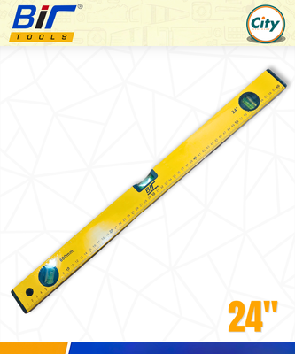 ২৪ ইঞ্চি ওয়াটার লেভেল পরিমাপ করা ওয়াটার লেভেলার রুলার উচ্চ নির্ভুলতার স্প্রিট বাবল স্তর ও চৌম্বকীয় প্লেট সহ_img_0