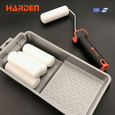 HARDEN 4" 7Pcs Roller Brush Set Cost-effective smart paint roller, painting rollers and brushes, microfiber paint roller set 620133_img_1