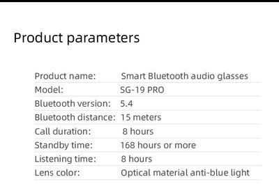 Smart Bluetooth Audio Sunglass_img_7