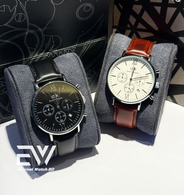 DW SILVER CASE BLACK DIAL BLACK BELT_img_1