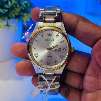Olevs 5563 Stainless Steel Analog Wrist Watch For Men_img_2