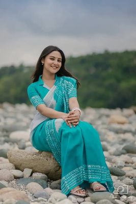 Chanderi silk sharee/চান্দেরী সিল্ক ডিজিটাল প্রিন্ট শাড়ি_img_4