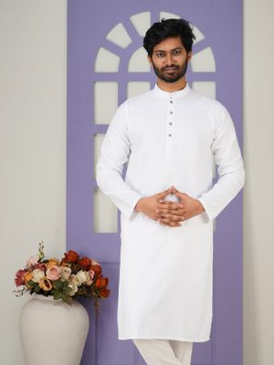 Classic White Regular Fit Panjabi