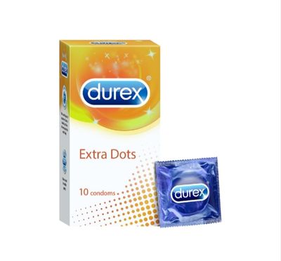 Durex Extra Dots Condoms (10 Pcs Pack)_img_0