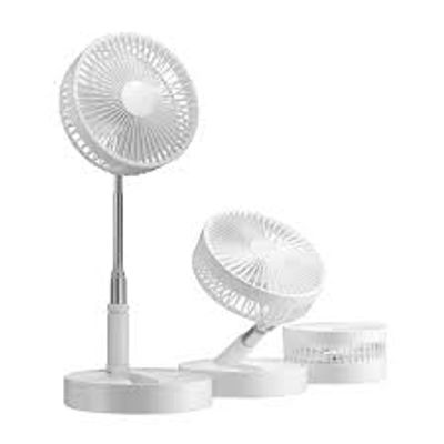 Portable Fan with Remote Controller,Foldable Adjustable Higth,4 Speeds,Floor 7200mAh Rechargeable Fan,Summer Cooler for Camping_img_2