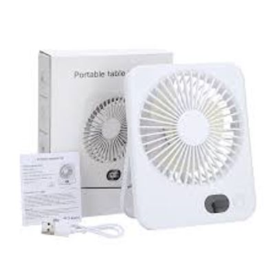 USB Desktop Folding Fan, Outdoor Handheld Fan, Summer Silent Small Multifunctional Fan_img_3