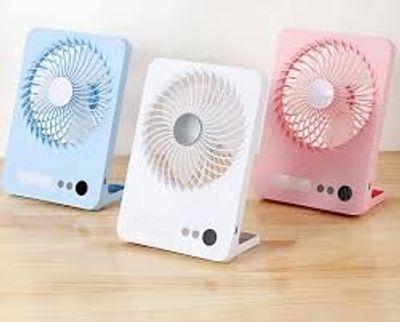 USB Desktop Folding Fan, Outdoor Handheld Fan, Summer Silent Small Multifunctional Fan_img_0