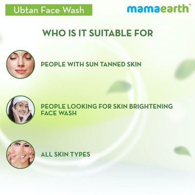 Mamaearth ubtan facewash for tan removal 100ml - 70671_img_3