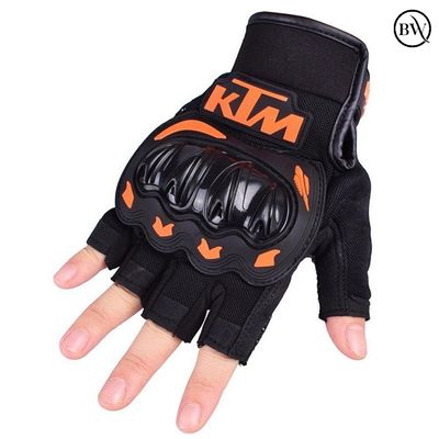 Premium Riding Half Finger Hand Gloves KTM Brand_img_0