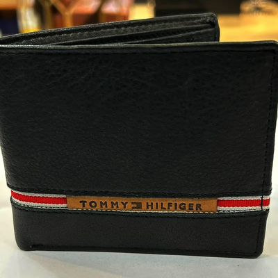 Tommy Hilfiger Central Mini Black Leather Men's Wallet One Size_img_0