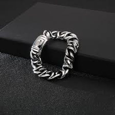 stainless steel bracelet cross-border new accessories wholesale European and American personality retro lace totem men's bracelet fashion_img_1