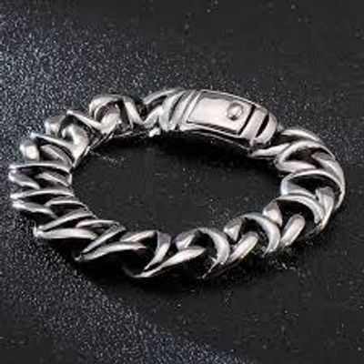 stainless steel bracelet cross-border new accessories wholesale European and American personality retro lace totem men's bracelet fashion_img_4