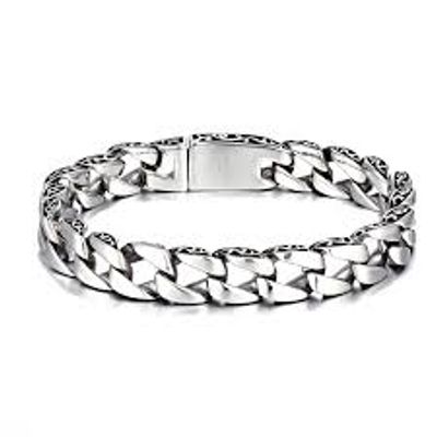 stainless steel bracelet cross-border new accessories wholesale European and American personality retro lace totem men's bracelet fashion_img_3
