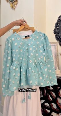 Powder Blue Skirt Set_img_0