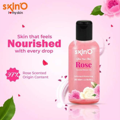 Skino Rose Scented Shower Gel 220ml – Glow Your Skin Naturally_img_1