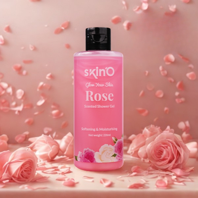Skino Rose Scented Shower Gel 220ml – Glow Your Skin Naturally_img_2