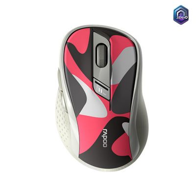 Rapoo M500 Red Silent Multi-mode Wireless Optical Mouse_img_1