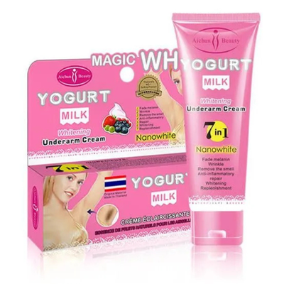 Aichun Beauty Magic White Yogurt Milk Underarm Whitening Cream – 80 gm_img_1