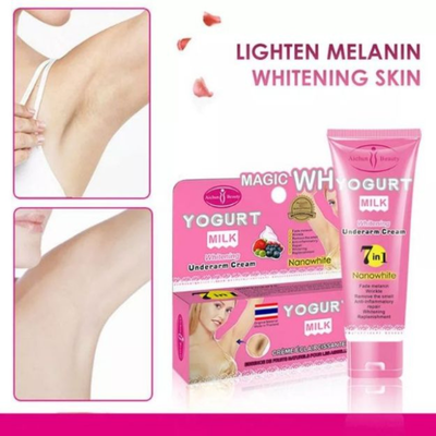 Aichun Beauty Magic White Yogurt Milk Underarm Whitening Cream – 80 gm_img_2