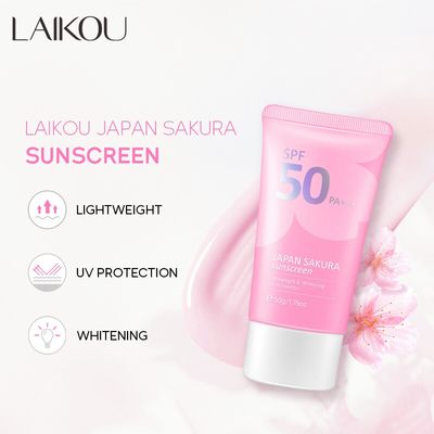 Laikou Japan Sakura Face Sunscreen SPF50 PA+++ – 50gm_img_1