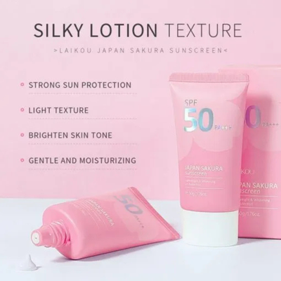 Laikou Japan Sakura Face Sunscreen SPF50 PA+++ – 50gm_img_2