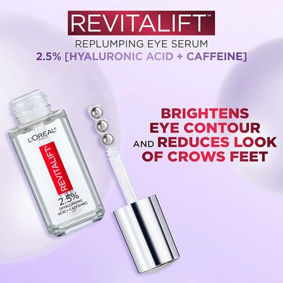 L’Oreal Paris Revitalift Derm Intensives Hyaluronic Acid + Caffeine Eye Serum – 20ml_img_1