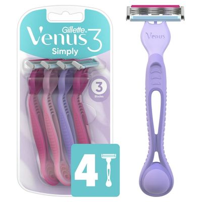 Gillette Venus Colors 3 Disposable Razors (4 In Pack Of 1)_img_0