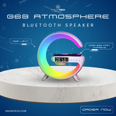 G63 Atmosphere RGB Light Bluetooth Speaker With Wireless Charging_img_0