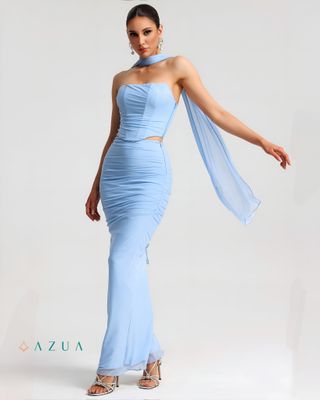 Hallie Corset Mesh Halter Top_img_0