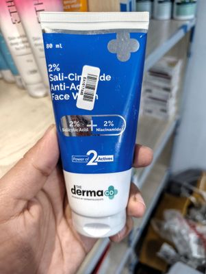 Derma Co 2% Sali-Cinamide Anti-Acne Face Wash 80ml_img_1