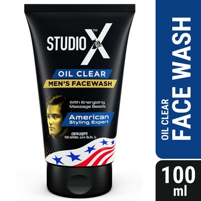 Studio X Oil Clear Facewash for Men 100ml (MRP: 220tk)_img_0