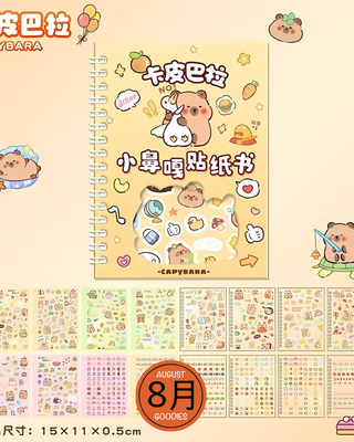 Spiral binding kawaii sticker book_img_4