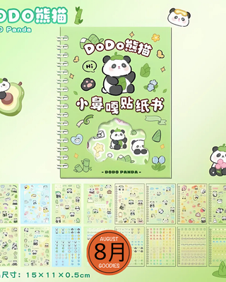 Spiral binding kawaii sticker book_img_7