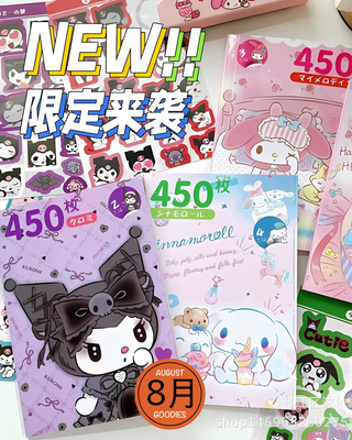 Kawaii Stitich binding sticker book_img_1