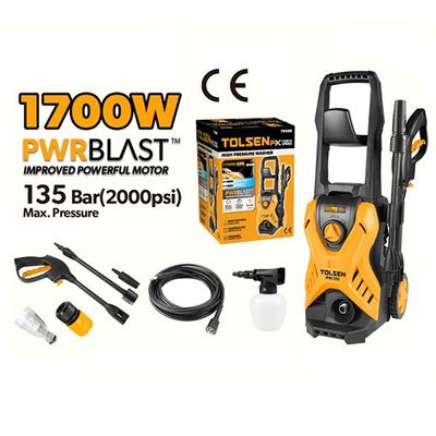 TOLSEN 1700W High Pressure Washer, 135Bar (2000psi), Car Washer, Bike Washer; Model 79589_img_0