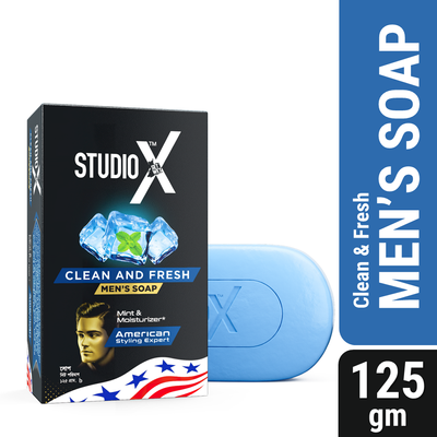 Studio X Clean & Fresh Soap for Men 125gm (MRP: 90tk)_img_0