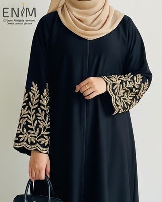 Elegant Black Abaya_img_1